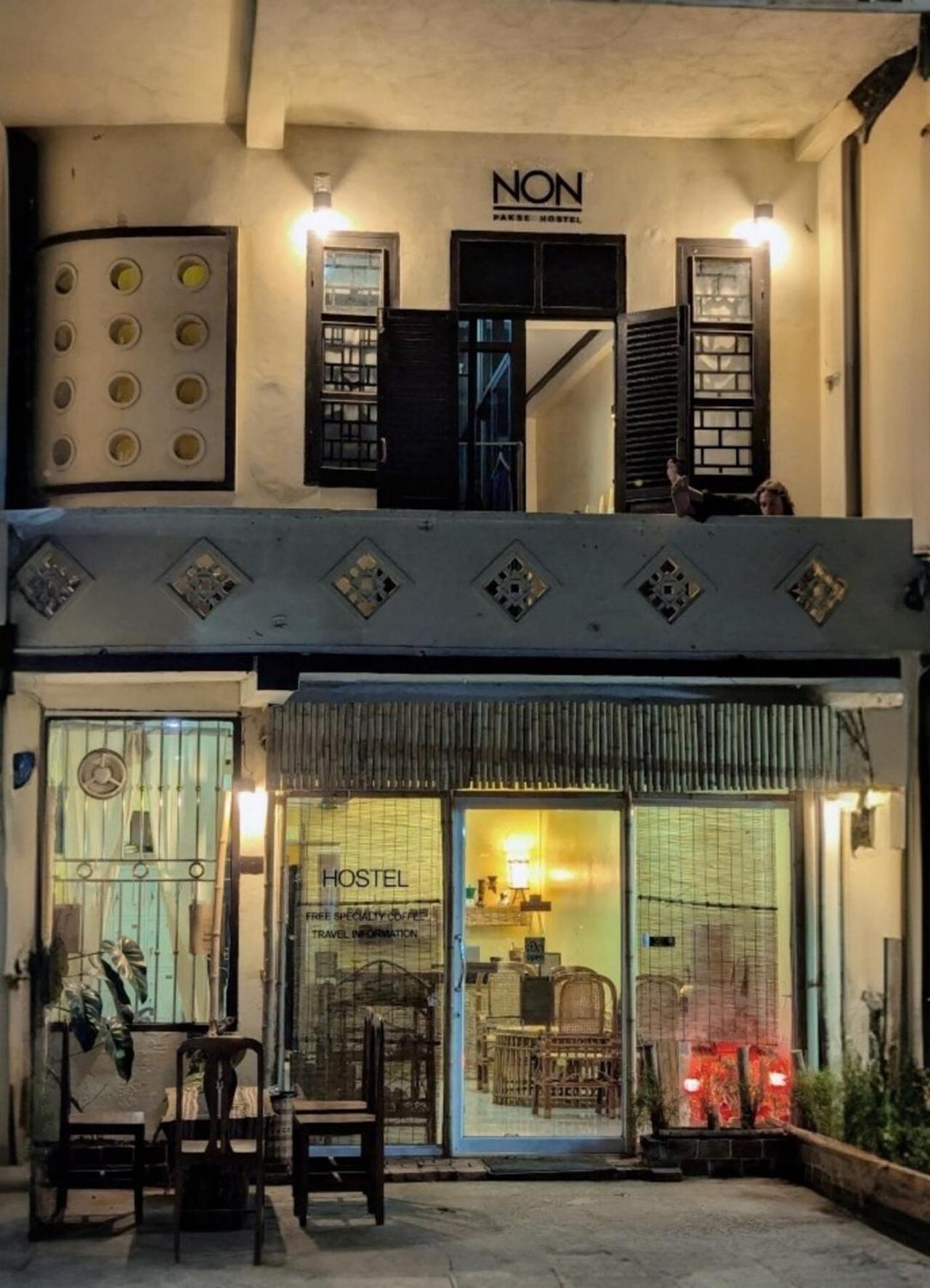 Non Pakse Hostel & Coffee House Luaran gambar